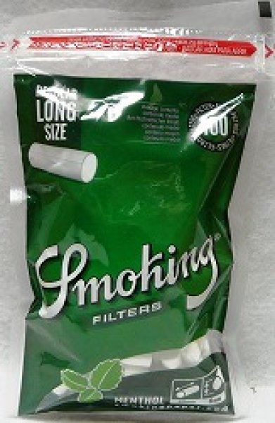 画像1: スモーキング・クラシック・レギュラーロングメンソールフィルター（SMOKING) (1)