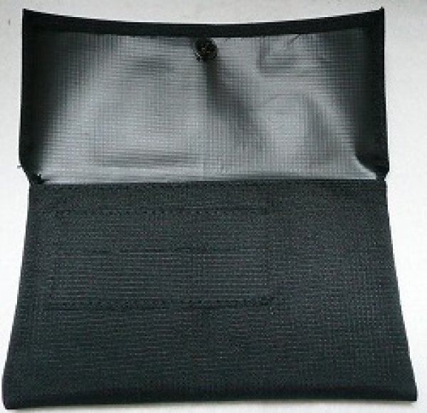 画像2: カジュアルシャグポーチ ブラック (2)