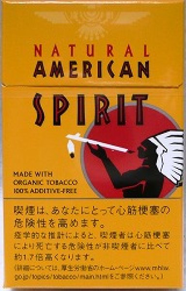 画像1: ナチュラル アメリカン スピリット オーガニック リーフ ゴールド　14本入り (1)